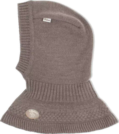 Lillelam ull balaclava brun