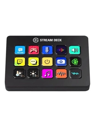 Elgato Stream Deck MK.2 Tastatur med 15 Programmerbare Knappene Svart