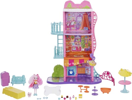Mattel Enchantimals Townhouse and Cafe Playset
