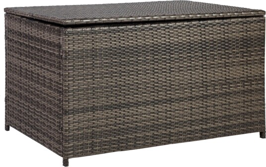 Puteboks WICKER 122x52xH62cm brun