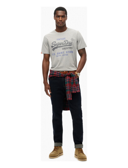 Superdry Vl Heritage Relaxed Tee Grey XXL