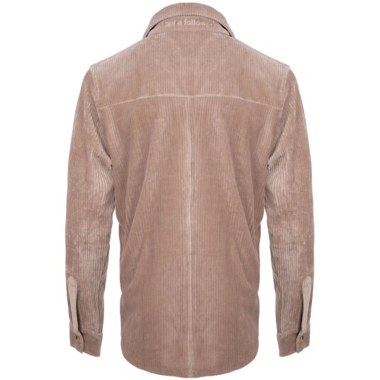 Truls Shirt Light camel S Corduroy stretch overshirt
