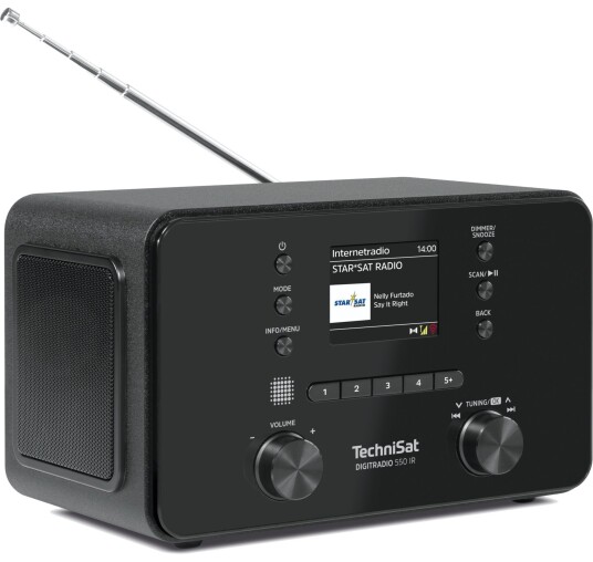 Technisat 550 IR DAB-Radio Svart