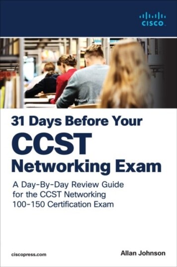 31 Days Before your Cisco Certified Support Technician CCST Networking 100 150 Exam