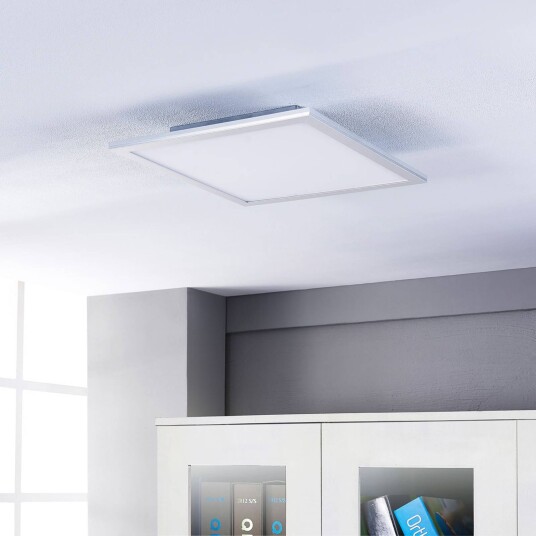 Lindby LED panel Livel sett med 2 CCT 40 cm x 40 cm Fjernkontroll