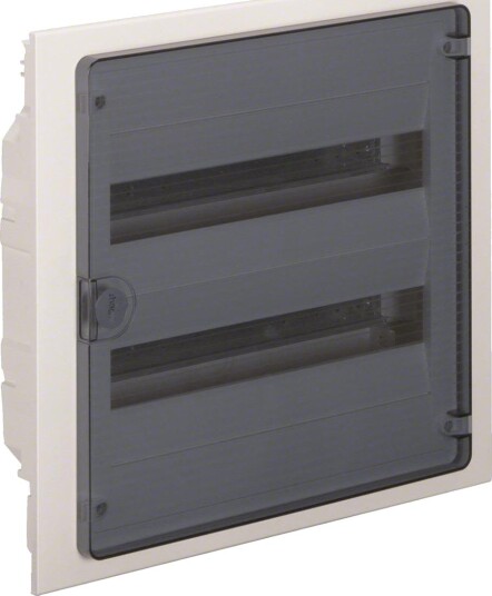 Hager VF218TS Kapsling med transparent dør 2 x 18 moduler, Elfordeling & strømforsyning