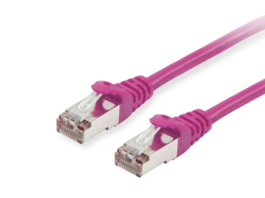 EQUIP Patchkabel Cat6   S/FTP 2xRJ45 25.00m lila