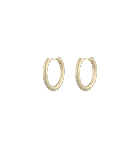 Snö Of Sweden Amsterdam Small Earring Plain Gold 20mm