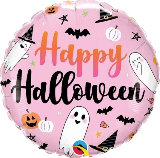 Halloween Folieballong med Søtt Spøkelsesmotiv