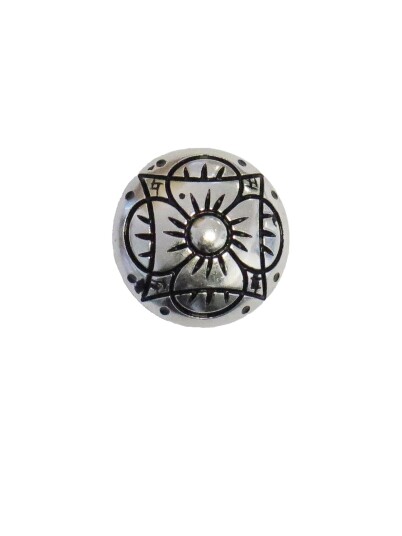 Villy Jensen Knapp Blomst 18mm