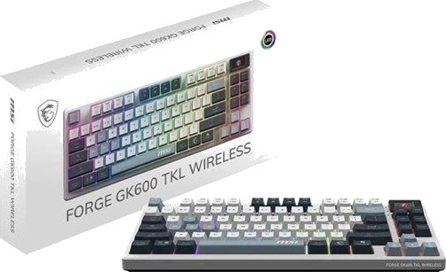 MSI FORGE GK600 Tastatur Engelsk USA Hvit MSI FORGE GK600 Tastatur Engelsk USA Hvit