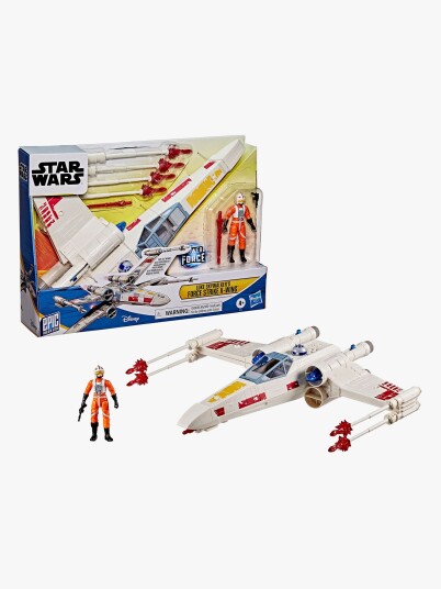 Star Wars Luke Skywalker Force Strike X-Wing med figur - 35 cm