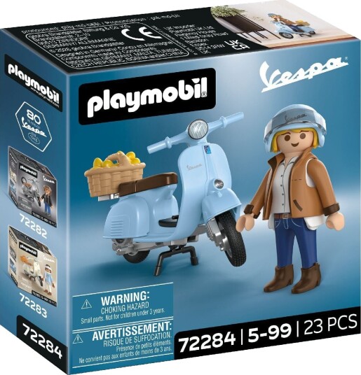 Playmobil 72284 Vespa Ikonisk Utgave Byggesett 5+ År 23 Deler Playmobil 72284 Vespa Ikonisk Utgave Byggesett 5+ År 23 Deler