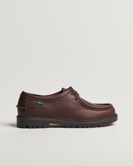 Polo Ralph Lauren Apron Classic Casual Derby Dark Brown Calf Polo Ralph Lauren Apron Classic Casual Derby Dark Brown Calf