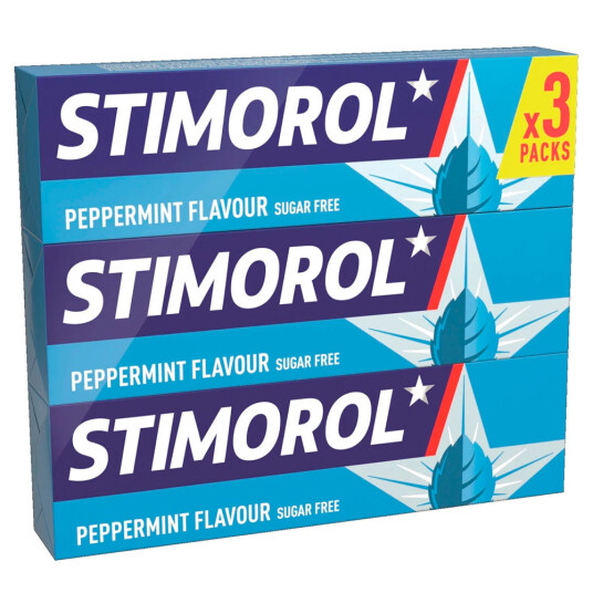 Stimorol Peppermint Flavour Tyggegummi - 3-pk.