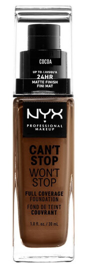 NYX Professional Makeup Can'T Stop Won'T Stop Full Coverage Foundation Cocoa