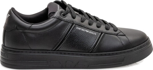 Emporio Armani, Herre, Sko, Svart, 39 EU,