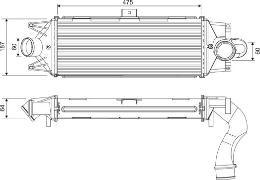 VALEO 818390 Intercooler