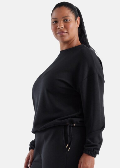 Q-Collection Karina W Sweat Shirt Black 50 Sweatshirts Q-Collection Karina W Sweat Shirt Black 50 Sweatshirts