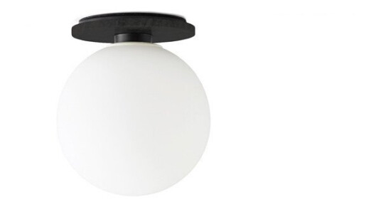 Audo TR Vegglampe Sort Matt Opal Glass Audo TR Vegglampe Sort Matt Opal Glass