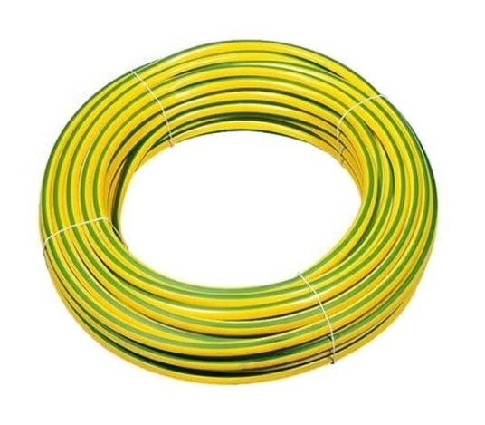 PVC strømpe 6mm Gul/Grønn