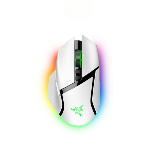 Razer Basilisk V3 Pro Trådløs Gamingmus 30000 DPI med RGB - Hvit Razer Basilisk V3 Pro Trådløs Gamingmus 30000 DPI med RGB - Hvit