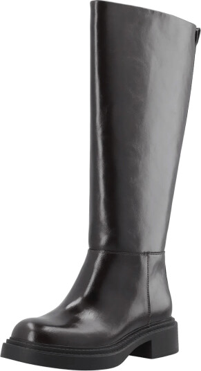 Bianco Biawillow Knee High Pull On Boot Faux Leather Brown 38 Bianco Biawillow Knee High Pull On Boot Faux Leather Brown 38