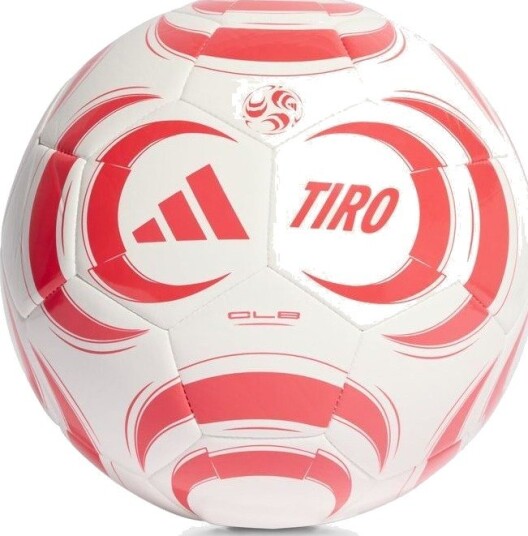 adidas Fotball Tiro Club Hvit/lucid Red Str. 4