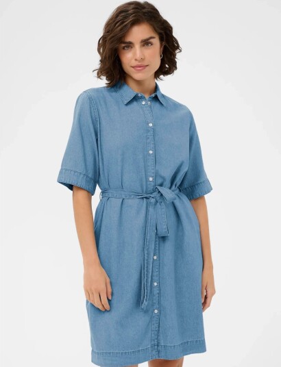 Kaffe Kajade Denim Dress   Blue   42