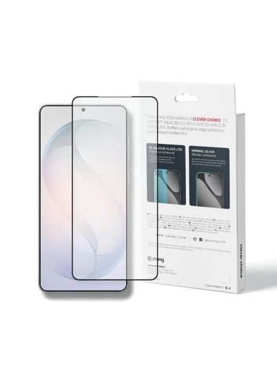 CRONG 3D Armour Glass Lite Full Glue Tempered Glass for Samsung Galaxy S26+