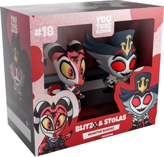 YouTooz Monitor Buddiez Helluva Boss actionfigursett (2-pakning) YouTooz Monitor Buddiez Helluva Boss actionfigursett (2-pakning)