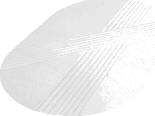 Woud Kyoto Ovalt Gullfarget Teppe 340x210 cm Off White Woud Kyoto Ovalt Gullfarget Teppe 340x210 cm Off White