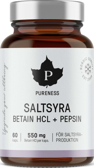 Pureness Beteine HCL  saltsyra  60 stk