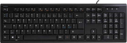 Deltaco TB-626 USB Tastatur Nordisk Layout Svart Deltaco TB-626 USB Tastatur Nordisk Layout Svart