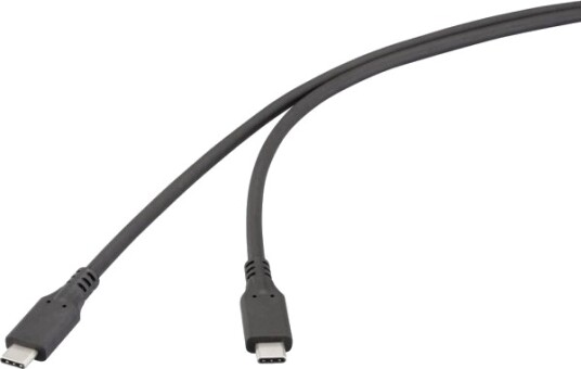 Renkforce Usb-Kabel Usb4 Usb-C Plugg Svart Rf-6830438 Rf-6830438