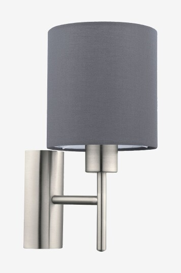 Eglo EGLOVegglampe PasteriGråVegglamperFra Homeroom Eglo EGLOVegglampe PasteriGråVegglamperFra Homeroom