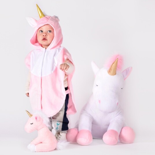 Robetoy Cape Toddler Enhjørning Rosa