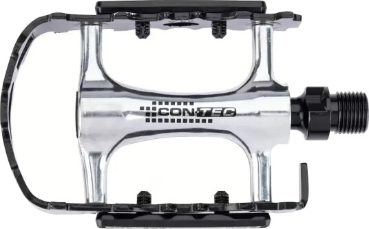CONTEC Spinner pedaler aluminium sølv/sort