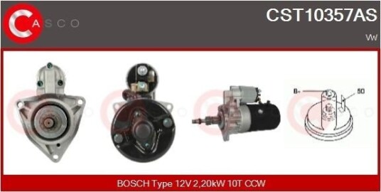 Starter CASCO CST10357AS