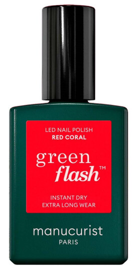 Manucurist Green Flash Gel Polish Red Coral