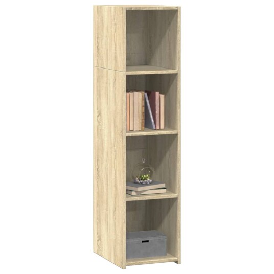  Hylle sonoma eik 30x41x124 cm konstruert tre