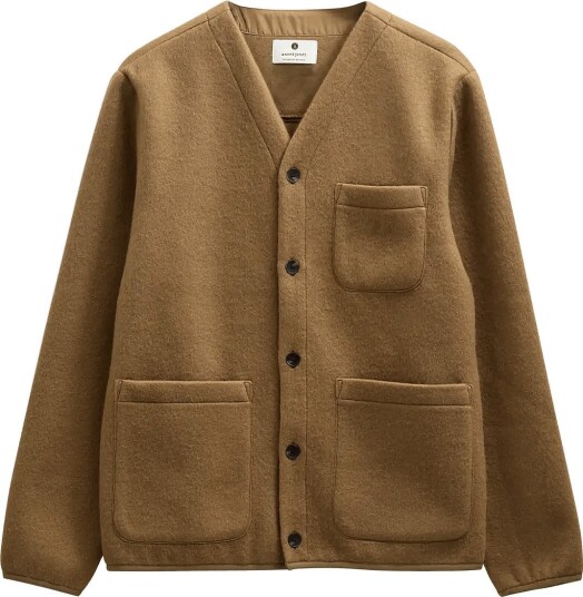Anerkjendt Aksigurd Boiled Wool Overshirt ERMINE M