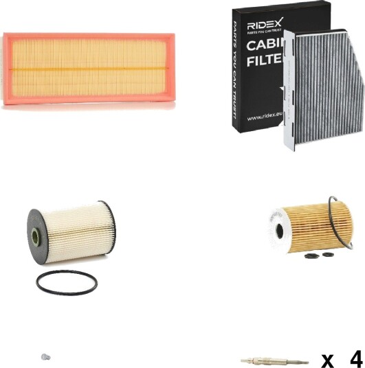 Servicepakke RIDEX 4682P4564