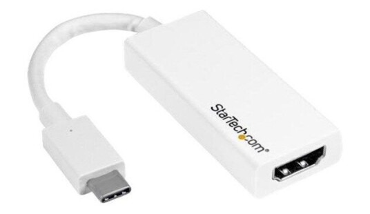 StarTech USB-C til HDMI Adapter 4K 60Hz Hvit - 15 cm
