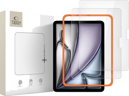 Tech-Protect Easy Set+ Herdet Glass Skjermbeskytter for iPad Air 11" (2024/2025/2026) - 2-pakning