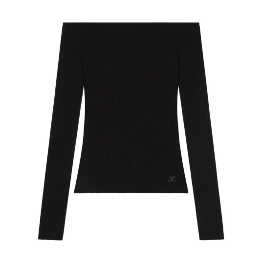 Courrèges Dame Topper Svart M Courrèges Dame Topper Svart M