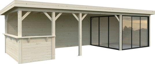 Hagestue Palmako Lenna 24,9 m2 Set 415 Slide