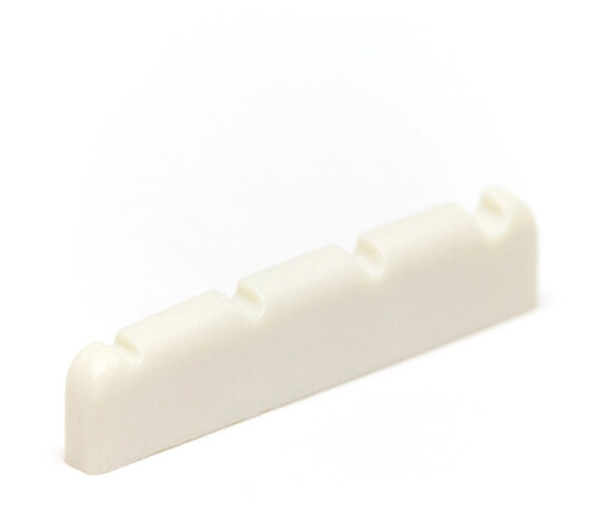 Graph Tech Tusq Pq-1254-00 - Bass Nut Flat, Slotted, 4-String