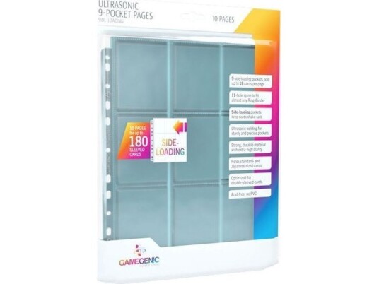 Gamegenic Ultrasonic 9-Pocket Pages Sideload 10
