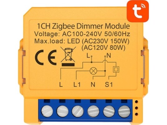 Intelligent Zigbee Spylebryter Avatto Zdms16-1 Tuya